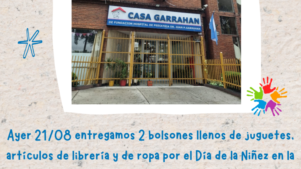 En Linser hicimos una colecta para Fundación Garrahan por el Día de la niñez